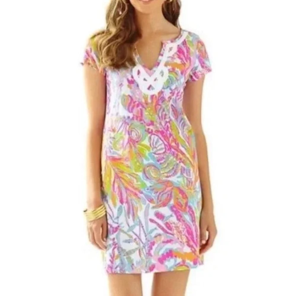 EUC Lilly Pulitzer Brewster T-Shirt Dress Size Small